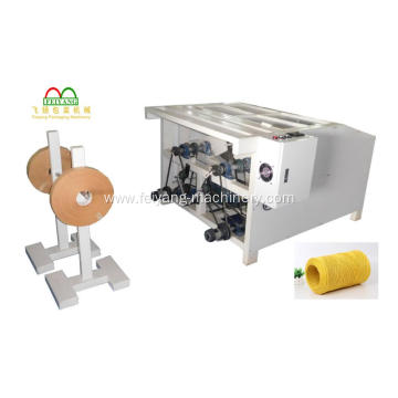 Two Stations Paper Rope Making Machine